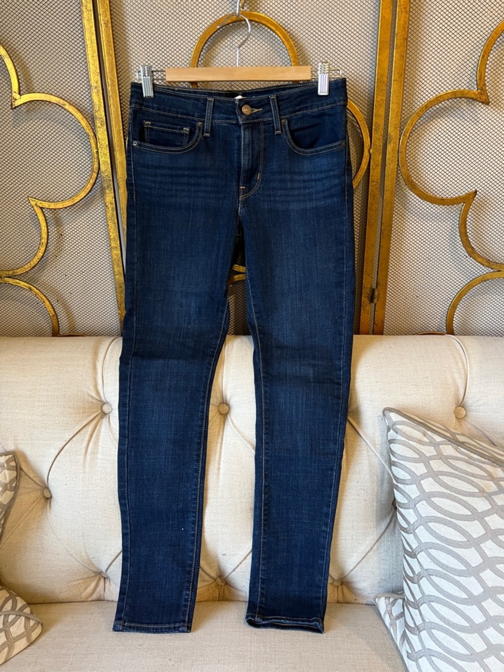 Levi's Dark Indigo Skinny Jeans